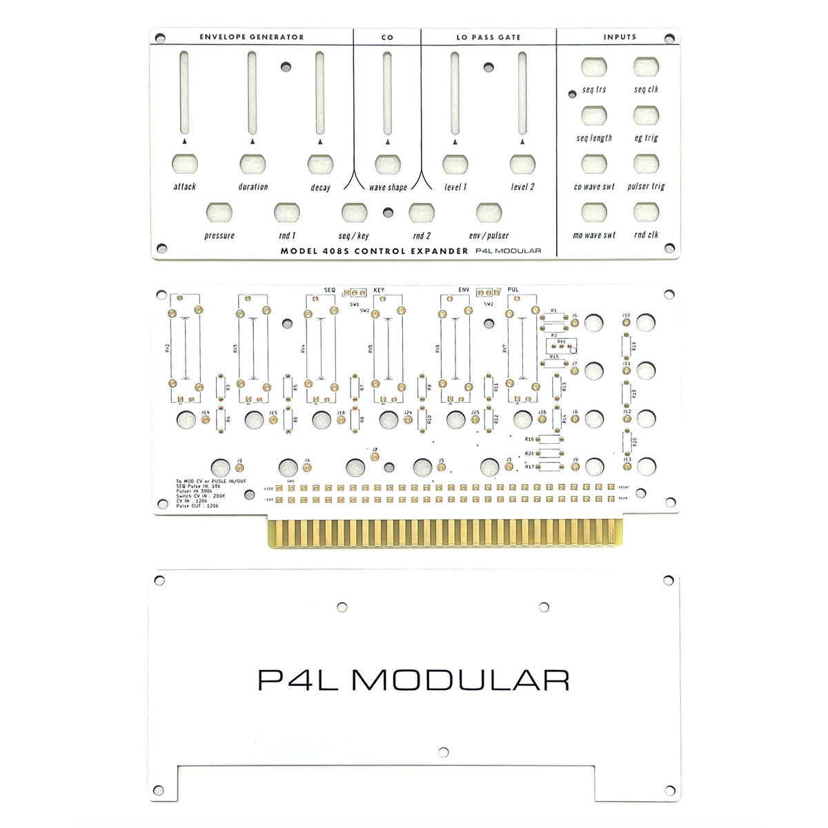 MODEL 408S CONTROL EXPANDER (PCB & PANEL KIT) – P4L STORE by